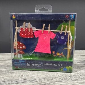 NEW: The Irish Fairy Door Company: Female Clothes Line - Miniature Clothing Set